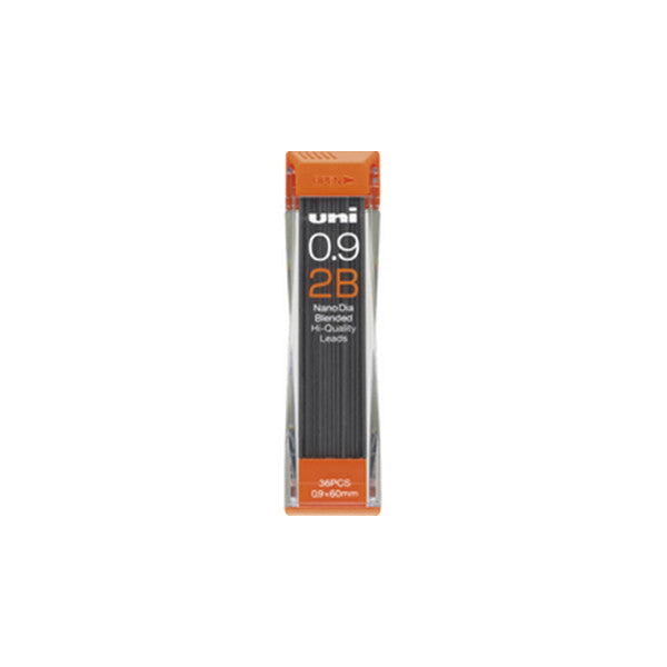 Uni Nano Dia Low-Wear Pencil Lead - 0.9 mm - 2B - Pencil Leads - Bunbougu