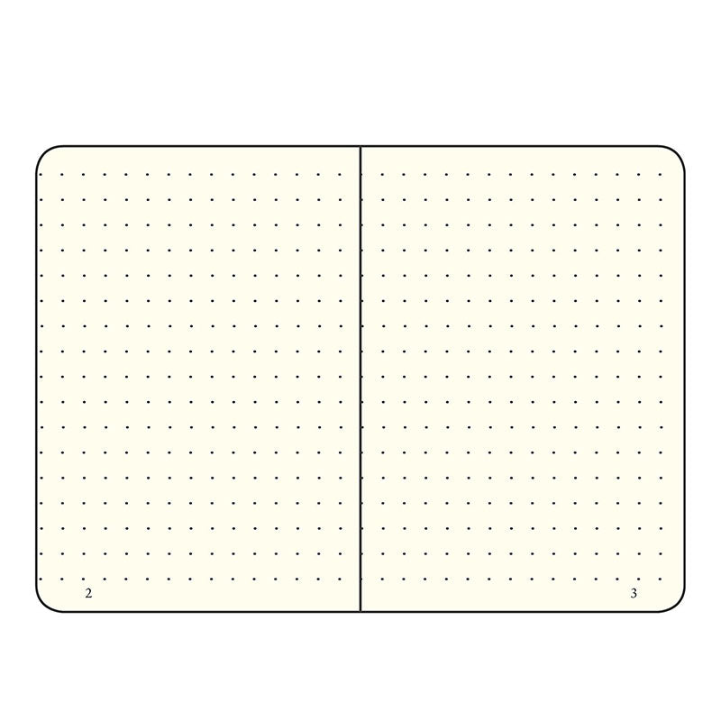 Leuchtturm1917 Medium Hardcover Notebook - Dotted - Black - A5 -  - Notebooks - Bunbougu