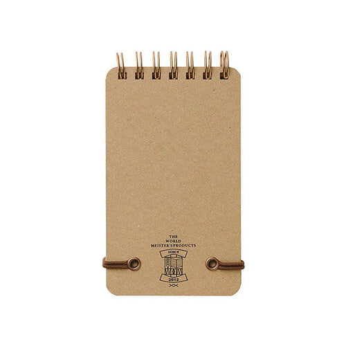 Midori Grain Memo Pad - Ruled and Plain - Black -  - Memo Pads - Bunbougu