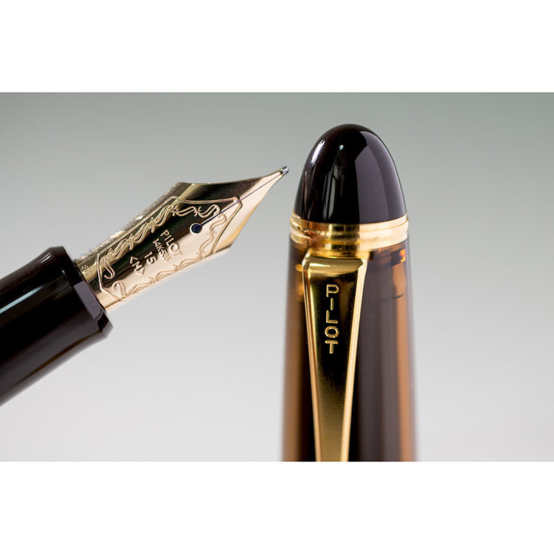 Pilot Custom 823 Fountain Pen Gift Set - Clear - 14k Gold - - Fountain Pens - Bunbougu