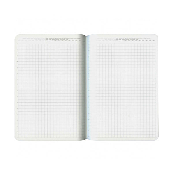 Stalogy Editor's Series 365 Days Notebook - 5 mm Grid - Black - B6 -  - Notebooks - Bunbougu