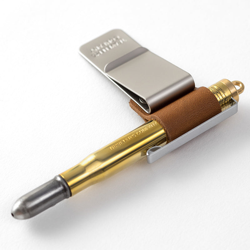 Traveler's Company Traveler's Notebook Accessories 016 - Pen Holder - Medium - Camel -  - Notebook Accessories - Bunbougu